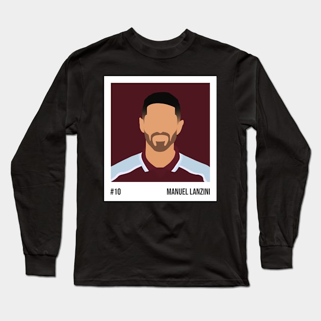 Manuel Lanzini Minimalistic Camera Film Long Sleeve T-Shirt by GotchaFace